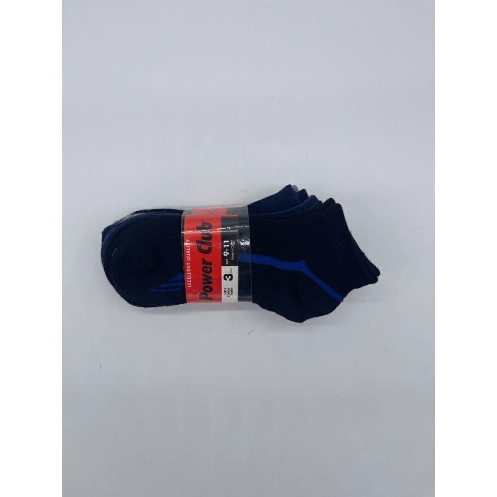 Power Club Unisex Socks Set of Three Sz 9-11 Multicolor Pack NWT